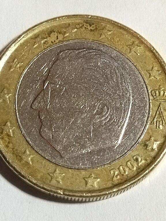 4738211 1 euro Belgio 2002